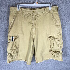 PLUGG CO Castaway Men’s 36 Cargo Shorts Distressed Y2K‎